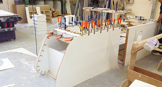 Premier Trade Surfaces solid surface fabrication workshop
