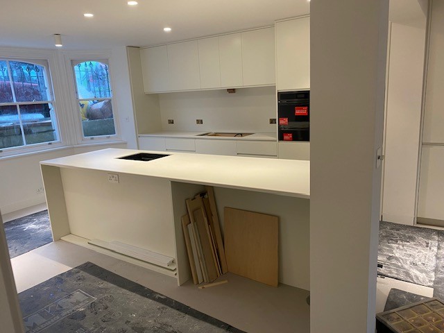 Commercial solid surface worktop project in Leicester - project photo 15
