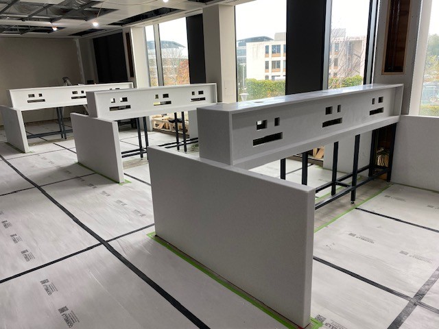Made to measure solid surface worktop detail in Leicester - project photo 28
