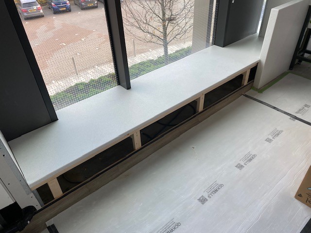 Commercial solid surface worktop project in Leicester - project photo 31
