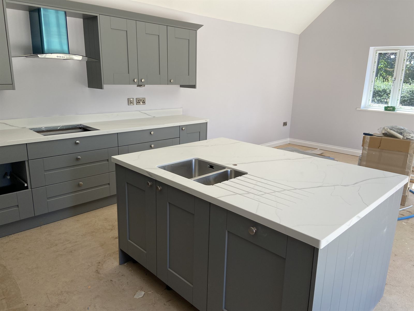 Commercial solid surface worktop project in Leicester - project photo 43
