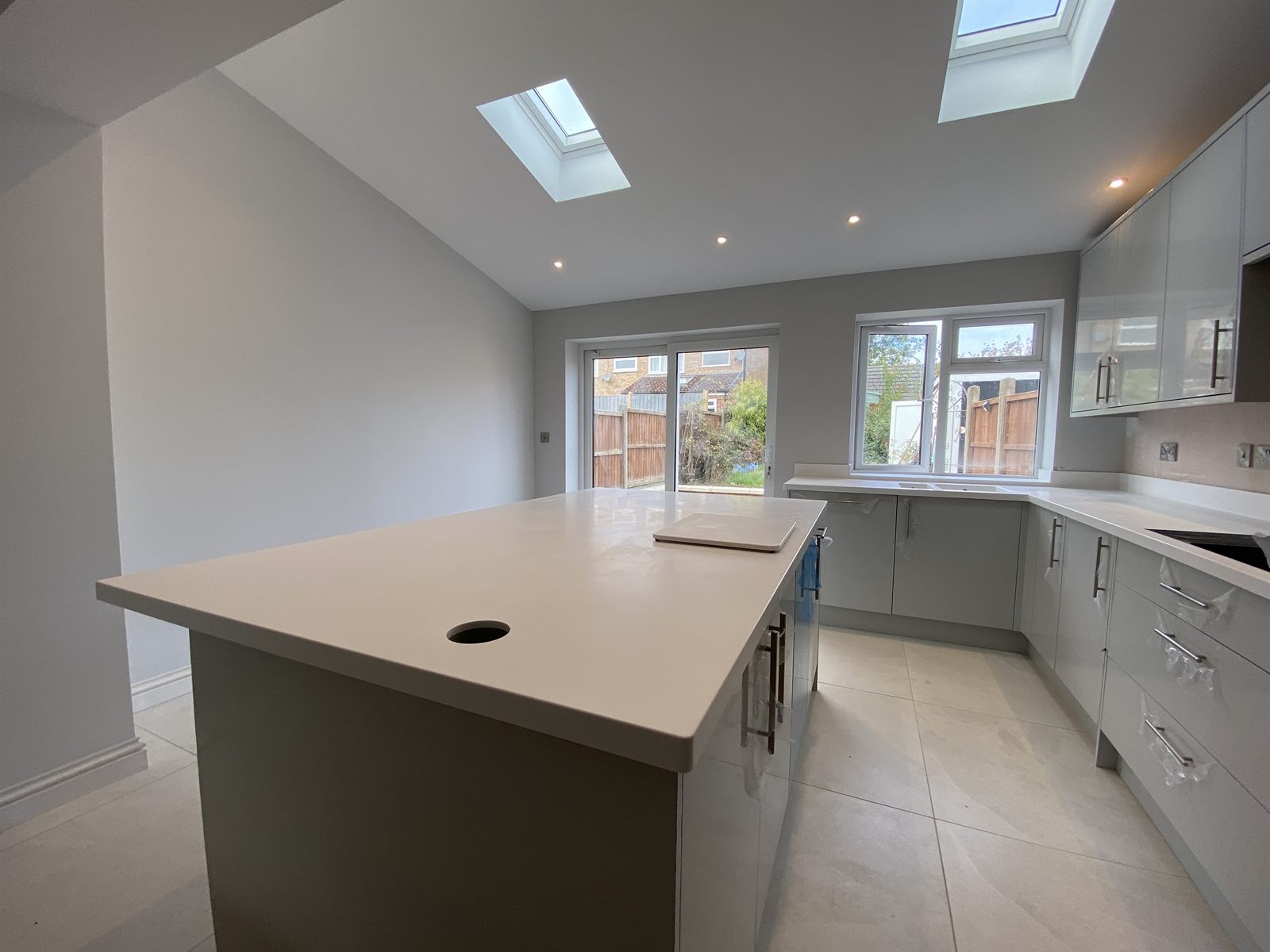 Commercial solid surface worktop project in Leicester - project photo 51