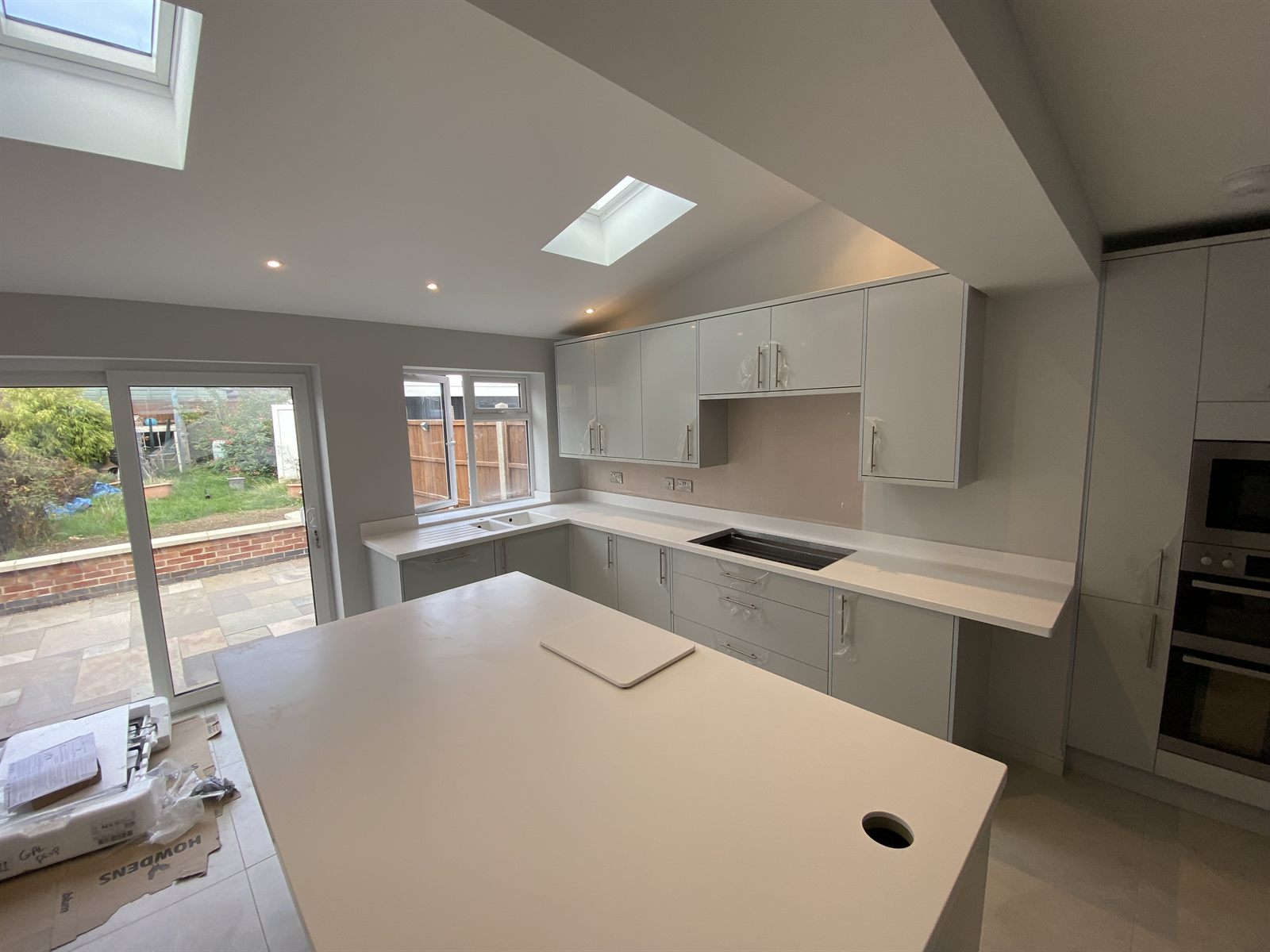 Made to measure solid surface worktop detail in Leicester - project photo 52