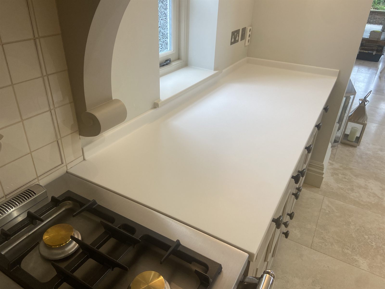 Made to measure solid surface worktop detail in Leicester - project photo 56